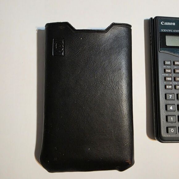 Vintage Calculator lot 80s 90s sharp Hewlett Packard Canon - Picture 7 of 9